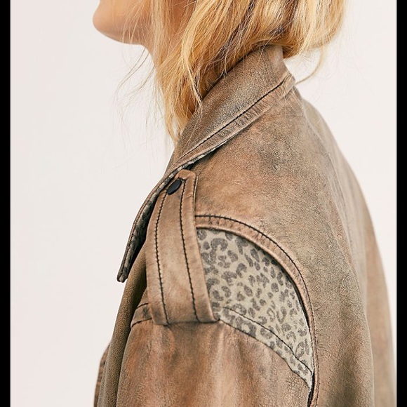 BLUE Over You Moto Jacket NWOT Cute! - Picture 4 of 9